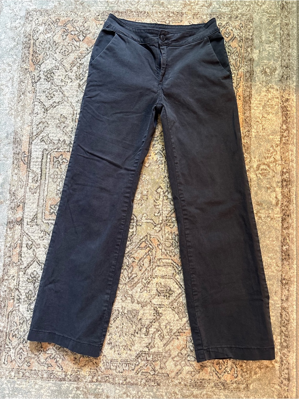 Brandy Melville Navy-Black Straight Leg Pants